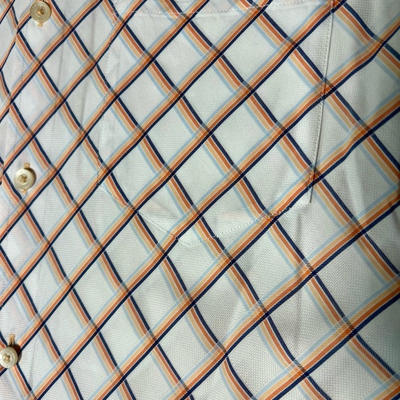 TOMMY HILFIGER NWOT Vintage 80s Button Down Short Sleeve Cotton Shirt Size M - Picture 3 of 6